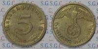 Drittes Reich 5 Pfg Currency issue -