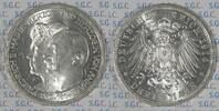Kaiserreich Anhalt 3 Mark Silver Wedding -