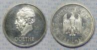 Weimarer Republik 5 RM 100th Anniv. of the Death of Goethe -