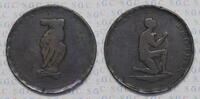 Grossbritannien Halfpenny Anti-Slavery token -