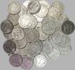 Drittes Reich 1 RM Nickel Currency issue - Lot of 50 coins -