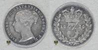 Grossbritannien 3 Pence Queen Victoria -