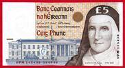 £5 Central Bank 14.09.98 Irland  II, sehr schwache Mittelfalt, leichte Knitter