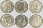 Drittes Reich 5 RM Hindenburg with Swast. -