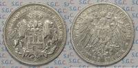 Kaiserreich, Hamburg 2 RM Free and Hanseatic City -