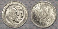 Kaiserreich, Württemberg 3 RM King Wilhelm II (Silver Wedding) -