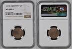 Kaiserreich 2 Pfennig Currency issue - Small Eagle -