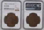 5 Heller 1908-J Deutschland - Ost-Afrika Die größte deutsche Kupfer-Münze! VZ/St., NGC AU 58 BN