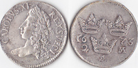 Schweden, 2 Mark,Stockholm, Königreich,Karl XI.,1660-1697,