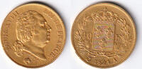 40 Francs,Paris, 1824, Frankreich, König Ludwig XVIII.,1814,1815-1824, sehr schön+,