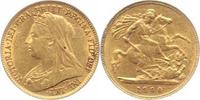 Großbritannien 1/2-Sovereign Gold Victoria 1837-1901.
