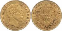 Frankreich 10 Francs Gold Napoleon III. 1852-1870.