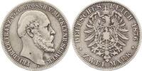 Mecklenburg-Schwerin 2 Mark Friedrich Franz II. 1842-1883. -