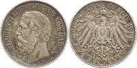 Baden 2 Mark Friedrich I. 1856-1907. -