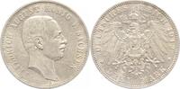 Sachsen 3 Mark Friedrich August III. 1904-1918. -