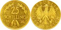 Österreich 25 Schilling Gold Erste Republik 1918-1938. -