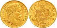 Frankreich 20 Francs Gold Napoleon III. 1852-1870. -