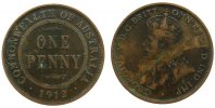 Australien 1 Penny Br Georg V -