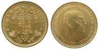 Spanien 1 Peseta AlNBr Franco, 1966/70 -