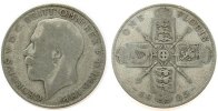 GB Großbritannien ab 1708 1 Florin Ag Georg V, S4022, seltener -