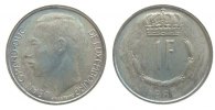 Luxemburg 1 Franc KN Jean I, Schön 39 -