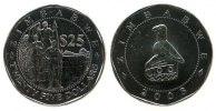 Zimbabwe 25 Dollar St-Ni Soldatendenkmal -