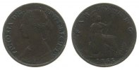 GB Großbritannien ab 1708 1 Farthing Br Victoria -