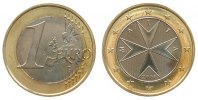 Malta 1 Euro Bi-Met Malteserkreuz -