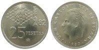Spanien 25 Pesetas KN Fußball WM, 1980/82 -
