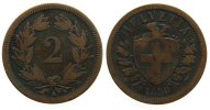 Schweiz 2 Rappen Ku HMZ 1213, A -