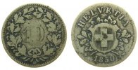 Schweiz 10 Rappen Billon HMZ 1209 -