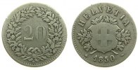 Schweiz 20 Rappen Billon HMZ 1207, BB -