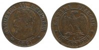 Frankreich 1 Centime Br Napoleon III, A (Paris) -