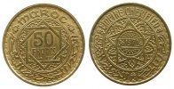 Marokko 50 Francs AlBr AH1371 -