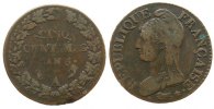 Frankreich 5 Centimes 1795-1799 An 5 Br Directoire, A (Paris) schön