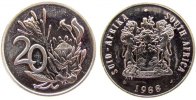 Südafrika 20 Cent Ni Protea - Zuckerbusch -