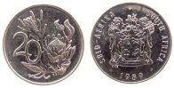 Südafrika 20 Cent Ni Protea - Zuckerbusch -
