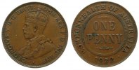 Australien 1 Penny Br Georg V -
