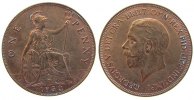 GB Großbritannien ab 1708 1 Penny 1930 Br Georg V AU