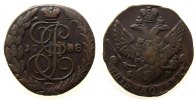 Rußland 5 Kopeken 1788 Ku Katharina II (1762-96),EM Ekaterinburg, Uzdenikov 2792 ss