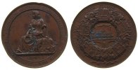 Berlin Bronzemedaille Bronze Berlin, auf die Ausstellung Deutscher Erwerbserzeugnisse in Berlin, Germania / Eisenbahn, von Loos D & Lorenz F., ca. 45 -