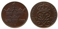 Schweden 1 Öre Br Gustav V -