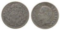 Frankreich 20 Centimes Ag Napoleon III, A (Paris) -
