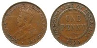 Australien 1 Penny Br Georg V -