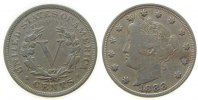 USA 5 Cents 1888 KN Liberty s/ss