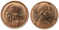 Australien 1 Cent Br Opossum, Schön 47 -