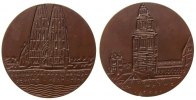 Münchner Medailleure Medaille 1966 Bronze Köln - Rheinischen Verein für Denkmalpflege, Kölner Dom / Mainzer Dom, v. vz