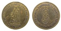 Wallfahrt Medaille Bronze St. Peter, Ora pro nobis, ca. 18 MM, entfernte Öse -