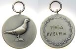 Tiere tragbare Medaille -- Brieftaubenrennen - KV 84 Frankfurt am Main, ca. 33 MM -