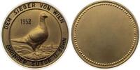 Tiere Medaille Bronze Brieftaubenrennen - Sutor und Sohn - 1952 Wien, ca. 42 MM -